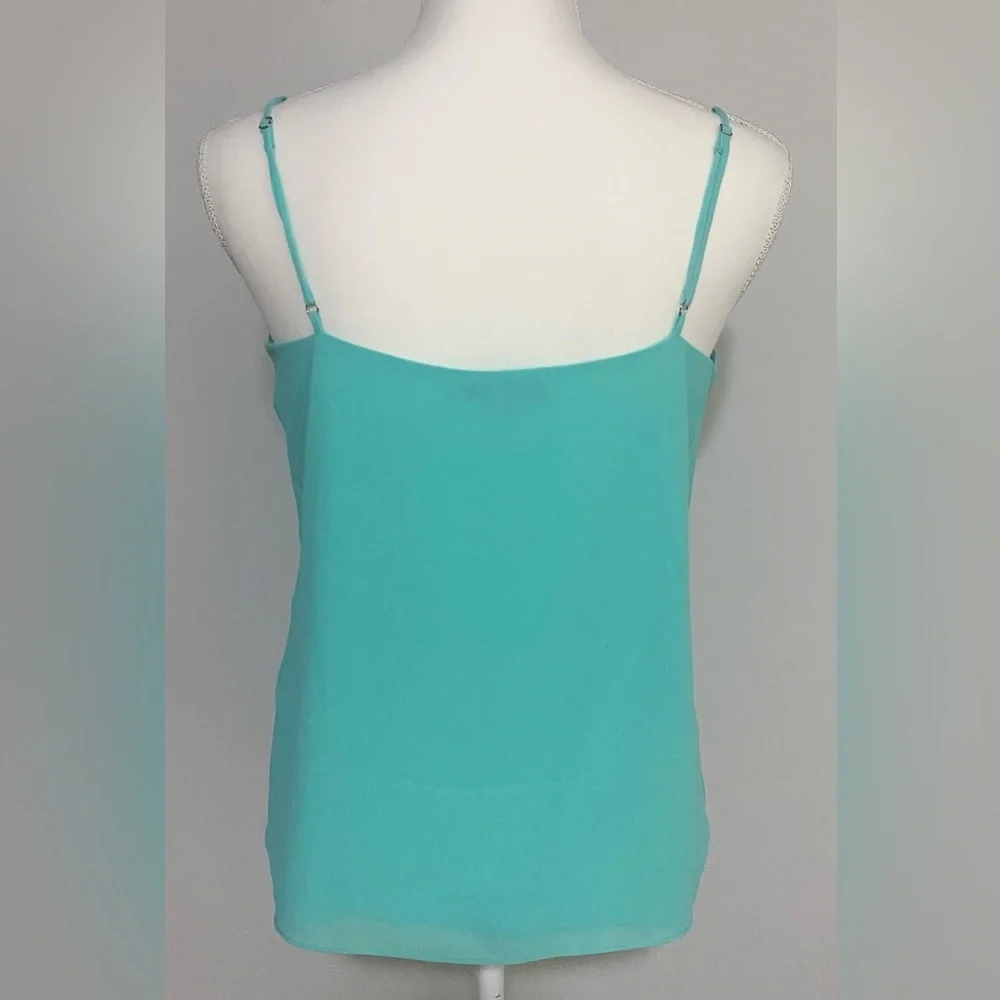 Naked Zebra Womens S Mint Green Cami Tank Top Boho Y2K Summer Beach Lightweight - Picture 4 of 12